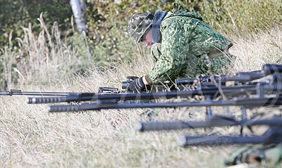 В Брестском районе проходят сборы снайперов по стрельбе на дальние дистанции