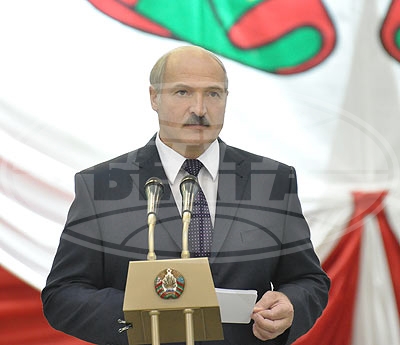 А.Лукашенко на открытии Дворца водных видов спорта (фото)