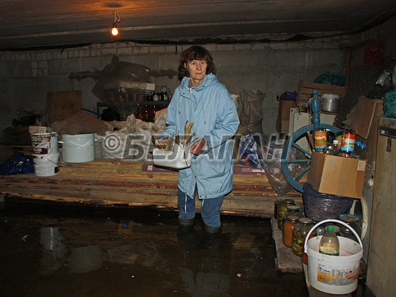 Жители деревни Черни Брестского района 16 лет "сражаются" с водой в своих подвалах и властями