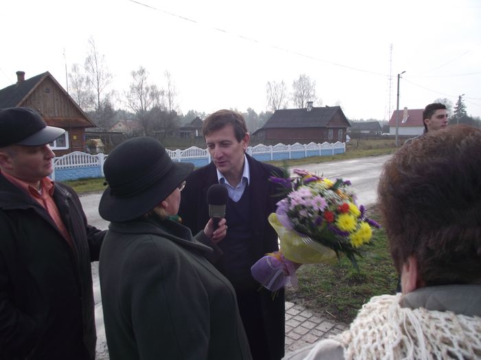 Ярослав Романчук посетил Томашовку и Комаровку, где встретился с сестрой Петра Климука