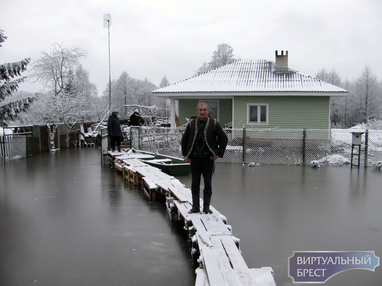 Сведения о паводковой ситуации по Брестской области на 8 февраля 2011 года