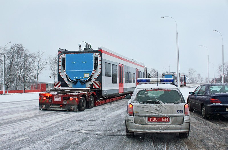 Швейцарский электропоезд отправился из Бреста в Барановичи