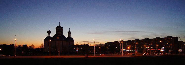 Закат в Бресте (только две одинаковые фото)