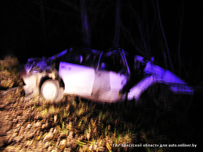 Дрогичинский район: Audi вылетел в кювет — водитель погиб