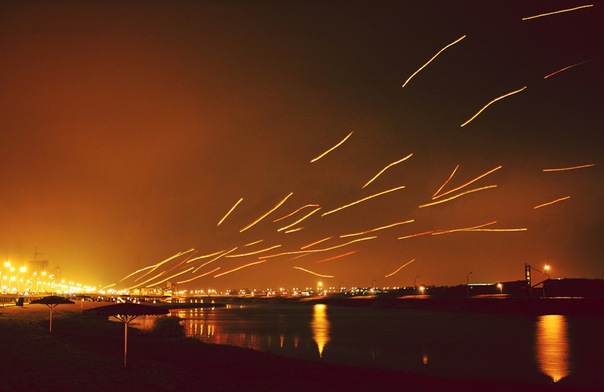 Ночь летающих фонариков-2 прошла на Гребном канале в Бресте