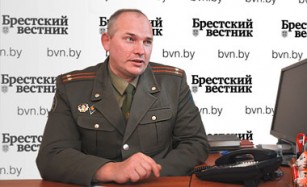 Начальнику Брестского городского отдела по чрезвычайным ситуациям присвоено звание полковник