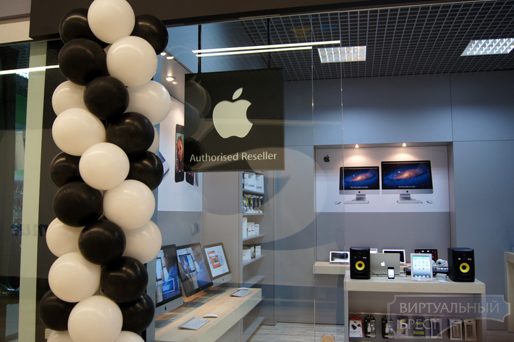 Магазин с продукцией компании Apple открылся в Бресте
