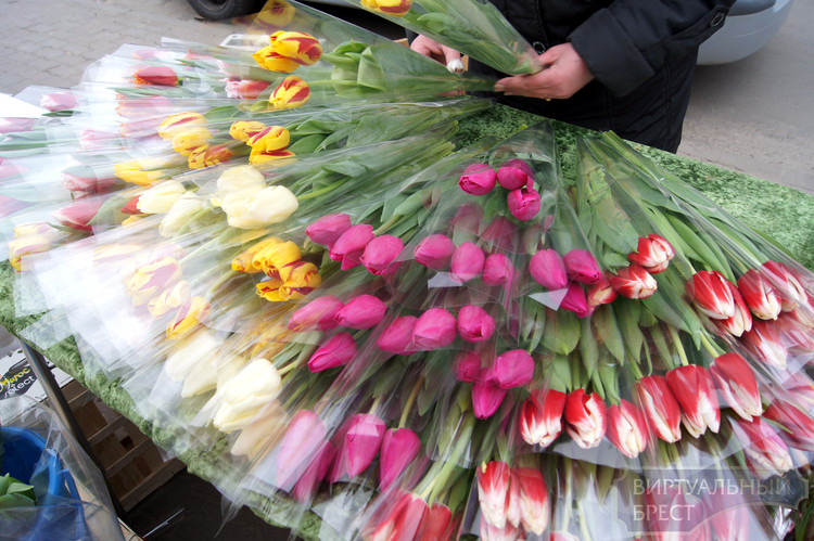 Цветы на рынках Бреста - на любой вкус и кошелёк