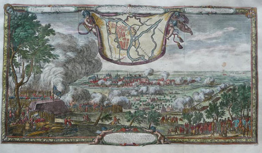 На интернет-аукцион выставлена гравюра «Осада Бреста 1657 года»