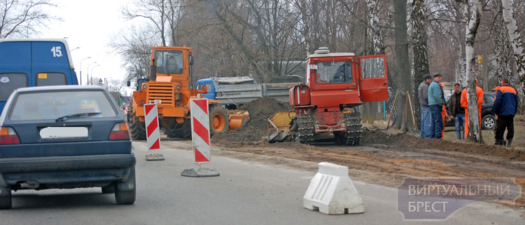 Продолжается реконструкция улицы Рябцева