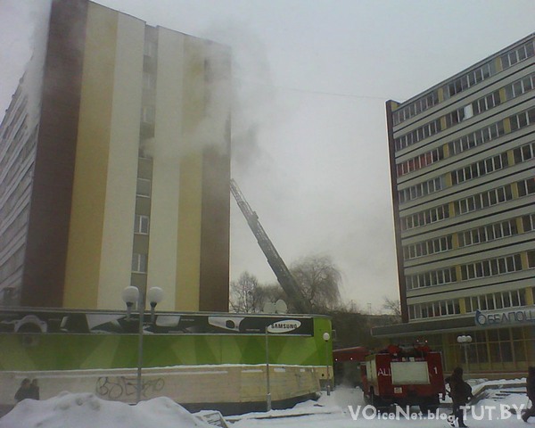 В центре Бреста горела квартира, спасены три человека